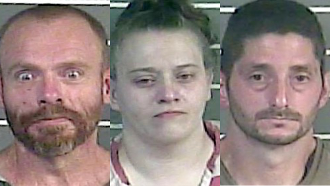 Three arrested for heroin trafficking during traffic stop