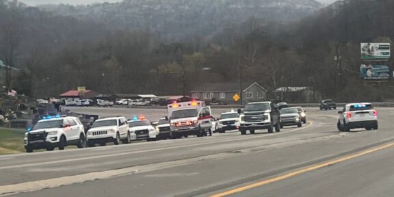 Sheriff's deputies intercepted Robert Maynard at Ivel, after he allegedly threatened to shoot people at the VA Clinic in Prestonsburg.