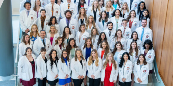 The Kentucky College of Optometry's Class of 2025 took part in a White Coat Ceremony on Saturday.