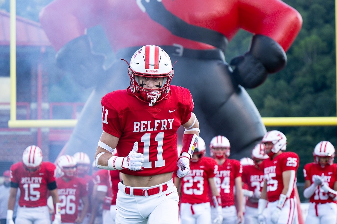 HIGH SCHOOL FOOTBALL: Belfry’s Woolum scores 5 TDs in win over BC